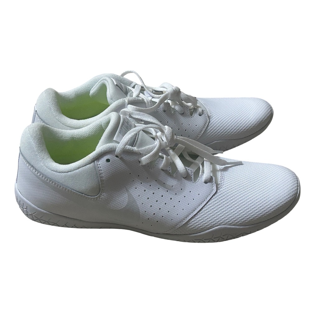 Nike Cheer Sideline IV Womens 10 White New Cheerleading Shoes 943790-100